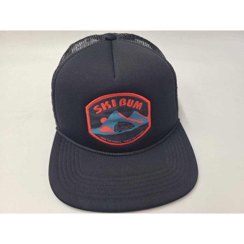 Ski Bum Flylow Habitat Seek The Roots Chase Storm Mesh Trucker Snapback Hat Cap